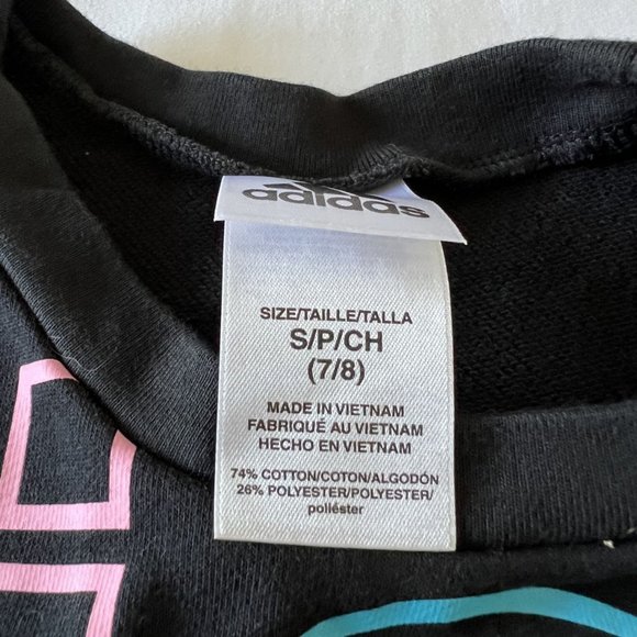 ADIDAS Black Crop Top - Picture 2 of 3